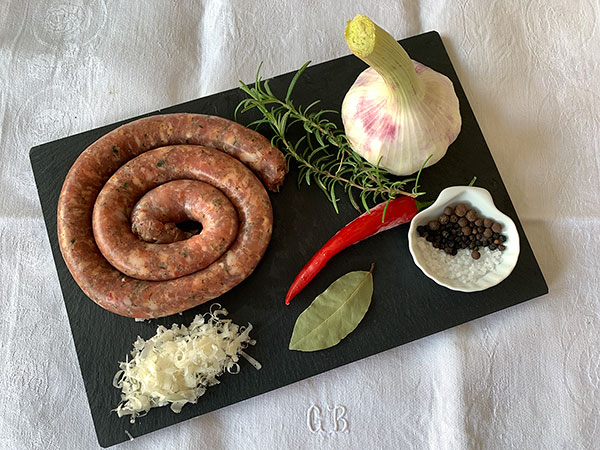 Salsiccia mit Parmesan