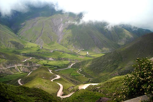 Cuesta del Obispo in der Provinz Salta - Argentinien