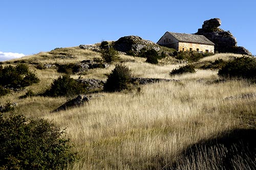 Languedoc, Hérault, Zuflucht  auf dem Larzac Plateau